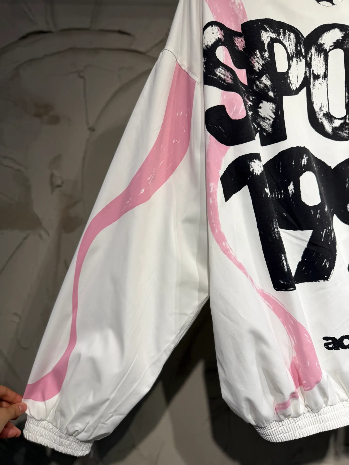 Acne studios World Cup Fashion Football Series Capsule Jacket Printed Jacket A capsule Series full of fun. Doodles, sketches and handwriting are all transformed into intentional designs. Imperfect lines and intuitive brushstrokes create a sense of reality, like a signed jersey or a message in the locker room. Each item carries a story, a memory, and a signature. Size: SML Color: Black, White